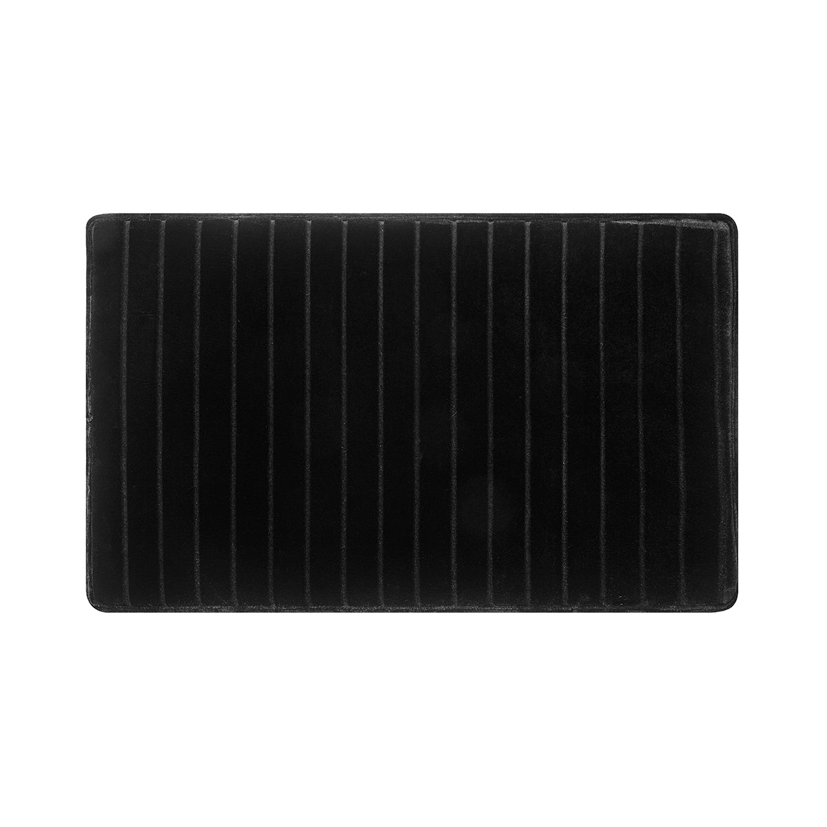 SUVAMJAM® Striped Memory Foam Bath Mat 17” x 24”, Water Absorbent Shower Mat, Thick Bath Rugs for Bathroom Non Slip with eyemesh Backing, Washable Soft Anti-slip DoorEntrance Carpet, Bath Rug,Household Mat for Indoor LivingRoom Bedroom Kitchen